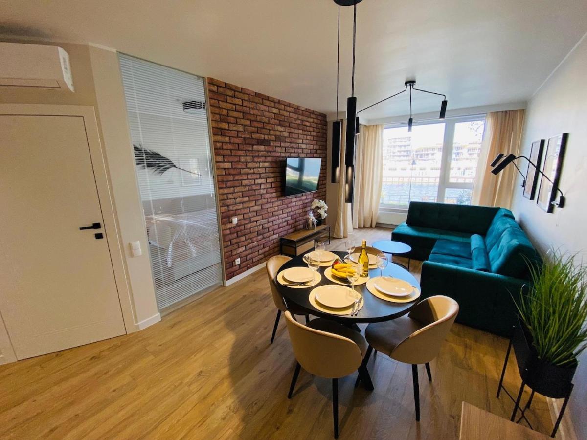 Apartamenty S&S Chlebova Gdansk Z Widokiem Na Rzeke Motlawe, Stare Miasto Kültér fotó