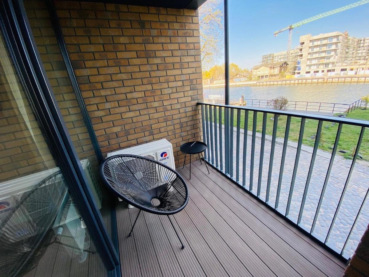 Apartamenty S&S Chlebova Gdansk Z Widokiem Na Rzeke Motlawe, Stare Miasto Kültér fotó