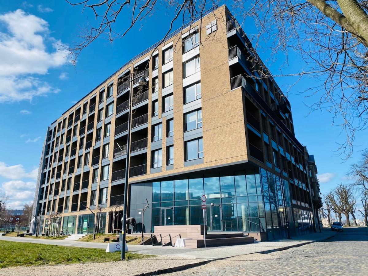 Apartamenty S&S Chlebova Gdansk Z Widokiem Na Rzeke Motlawe, Stare Miasto Kültér fotó